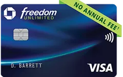 Chase Freedom Unlimited card image