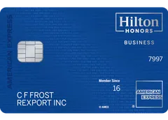 Hilton Honors Business card image