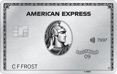 American Express Platinum card image
